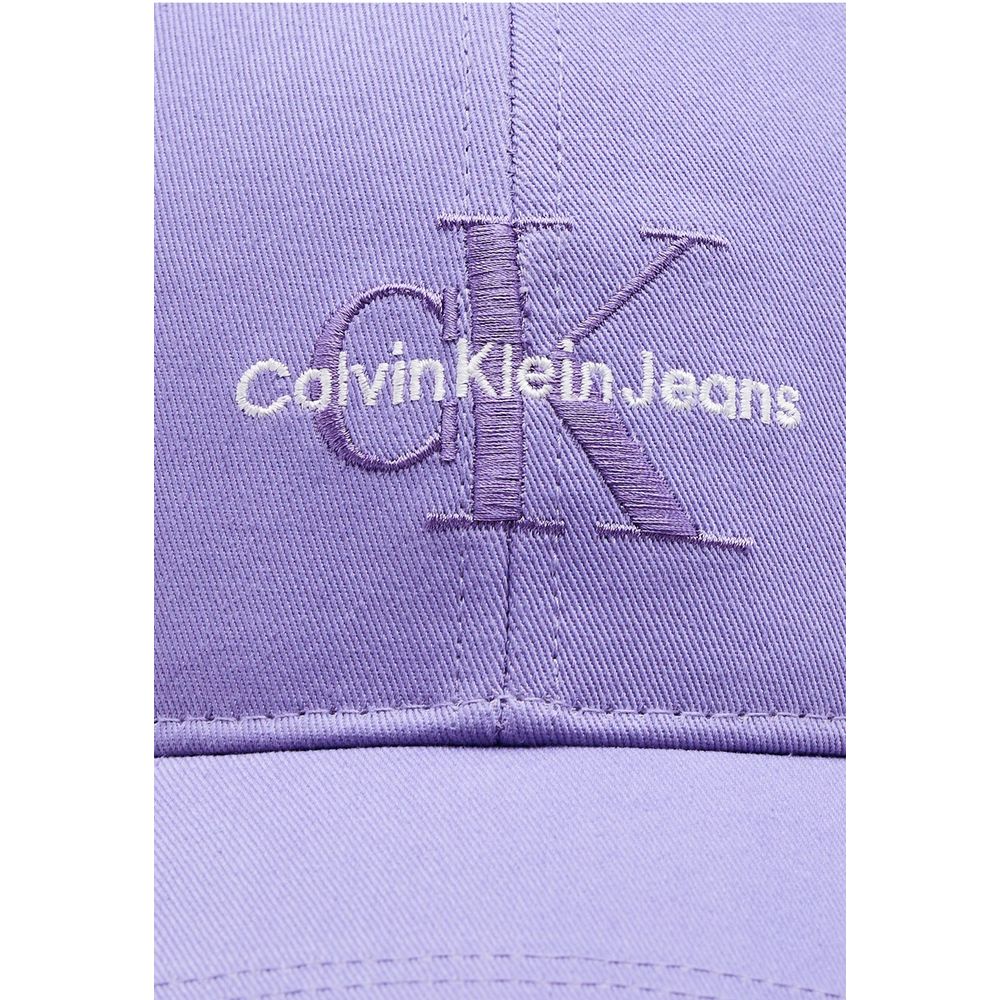 Calvin Klein Jeans Purple Organic Cotton Hat