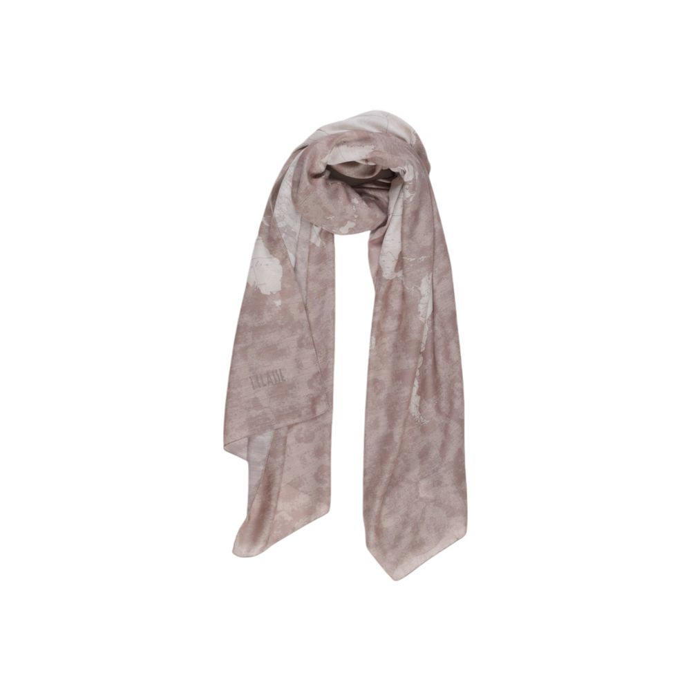 Alviero Martini Prima Classe Gray Polyester Scarf