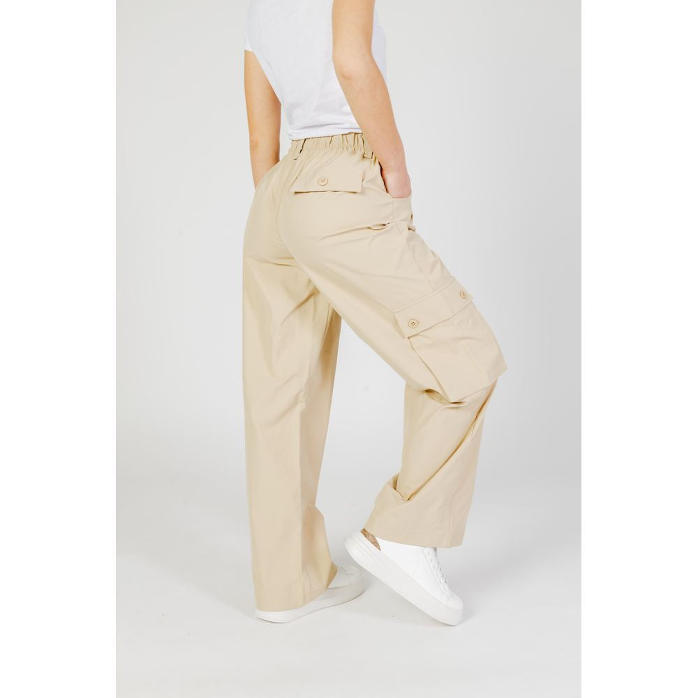 Only Beige Cotton Jeans & Pant