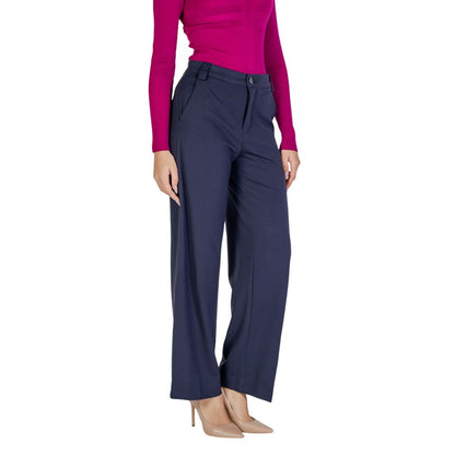 Street One Blue Viscose Pant