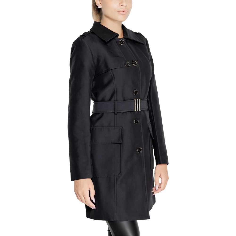 Morgan De Toi Black Polyester Jackets & Coat