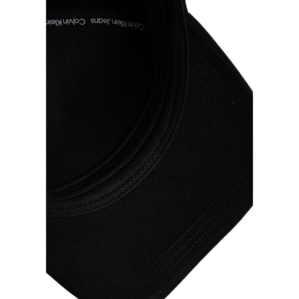 Calvin Klein Jeans Black Recycled Polyester Hat