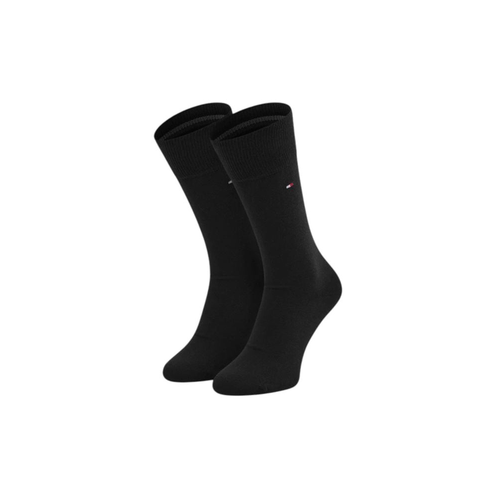 Tommy Hilfiger Black Cotton Sock