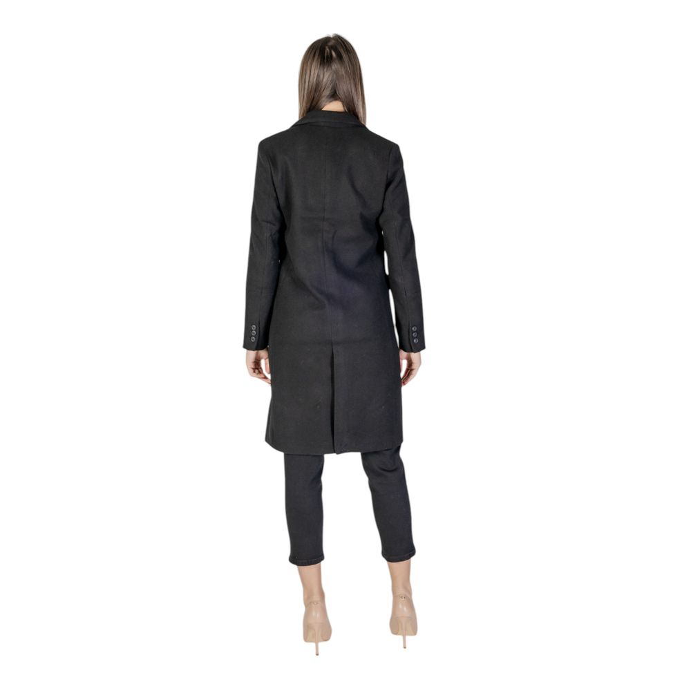 Vero Moda Black Polyester Jackets & Coat