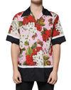 Dolce & Gabbana Multicolor Floral Button Down Casual Shirt