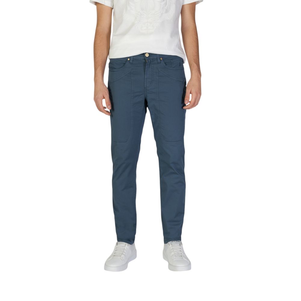 Jeckerson Blue Cotton Jeans & Pant