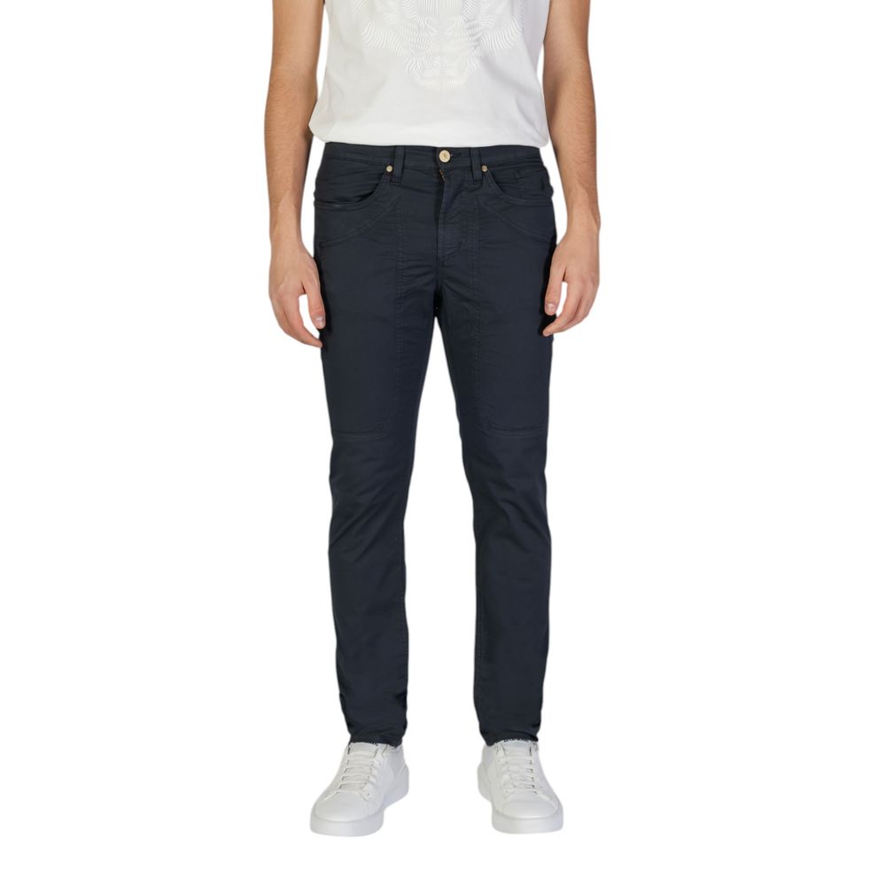 Jeckerson Blue Cotton Jeans & Pant