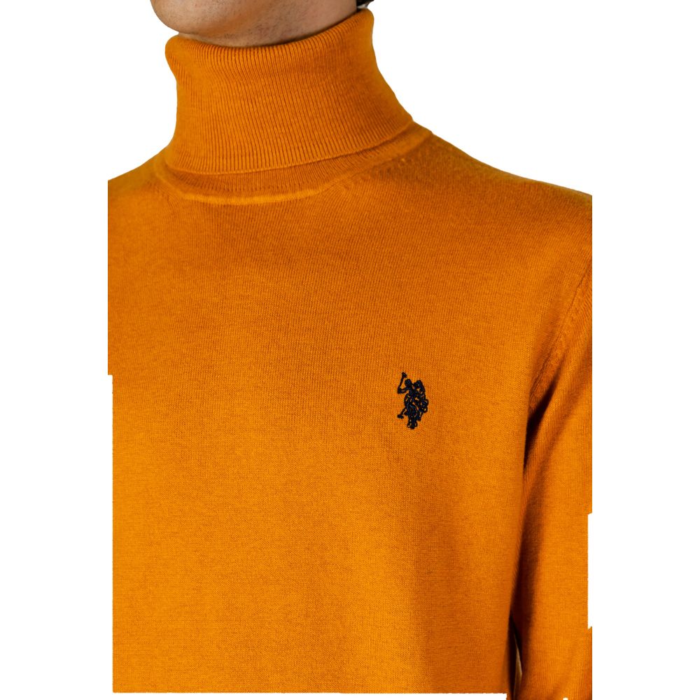 U.S. POLO ASSN. Orange Cotton Sweater