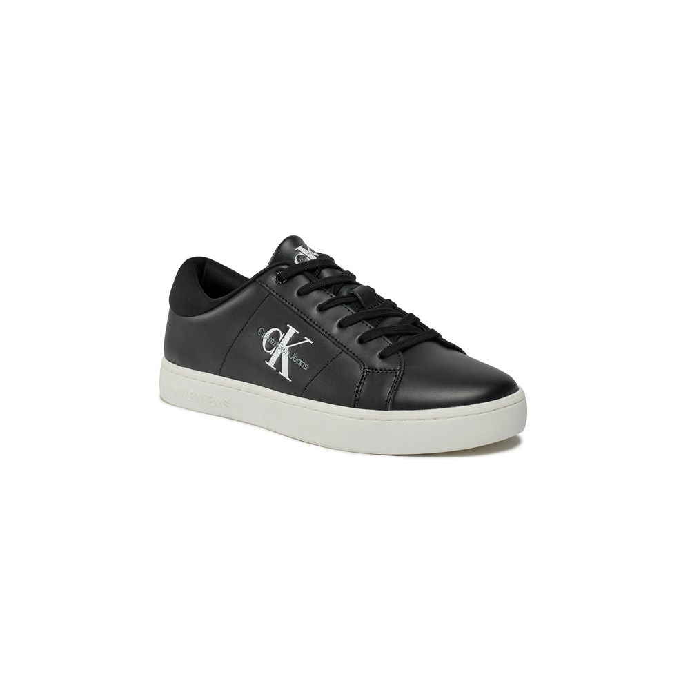 Calvin Klein Jeans Black Leather Sneaker