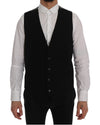 Dolce & Gabbana Elegant Striped Waistcoat Vest