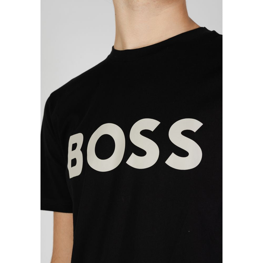 Hugo Boss Black Cotton T-Shirt