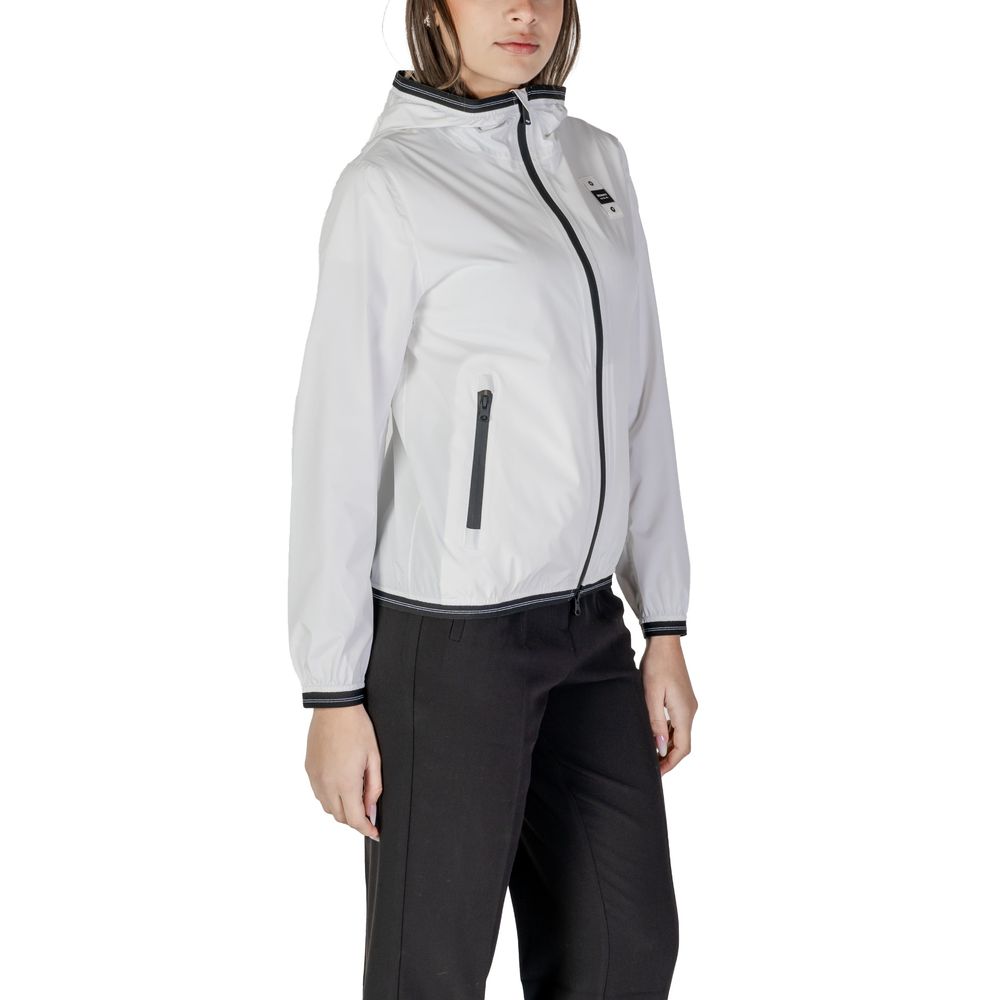 Blauer White Polyamide Jackets & Coat