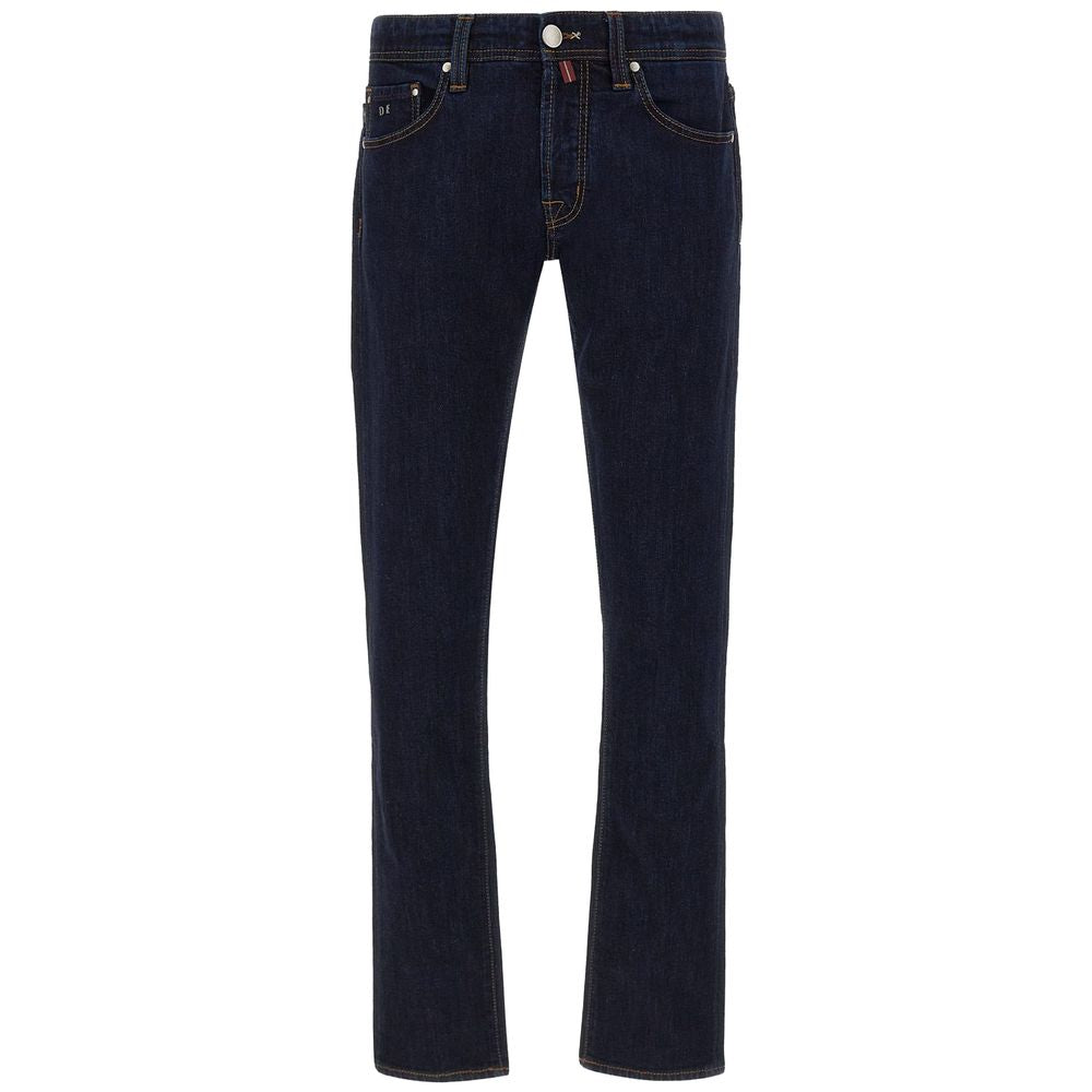 Tramarossa Blue Cotton Jeans & Pant