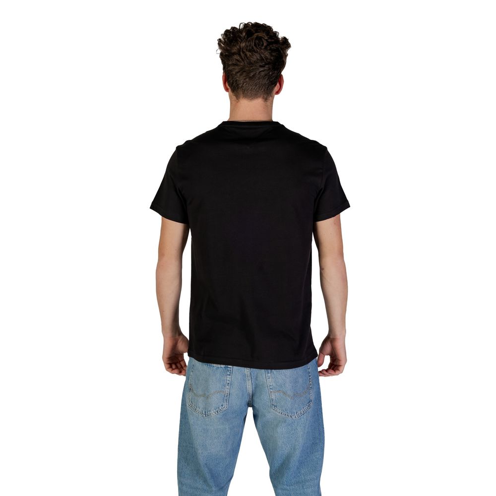 Tommy Hilfiger Jeans Black Cotton Rigenerato T-Shirt