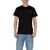 Tommy Hilfiger Jeans Black Cotton Rigenerato T-Shirt