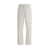 Agolde White Cotton Relaxed Fit Jeans