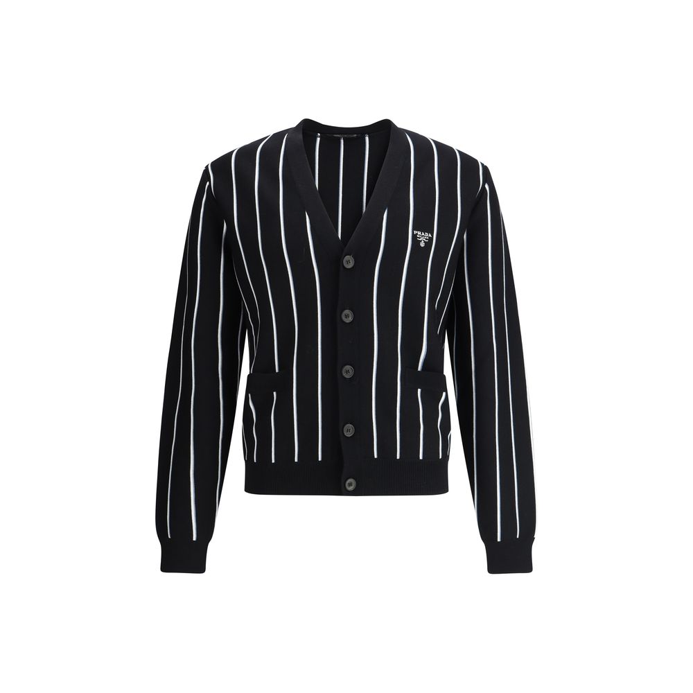 Prada Wool Striped Cardigan