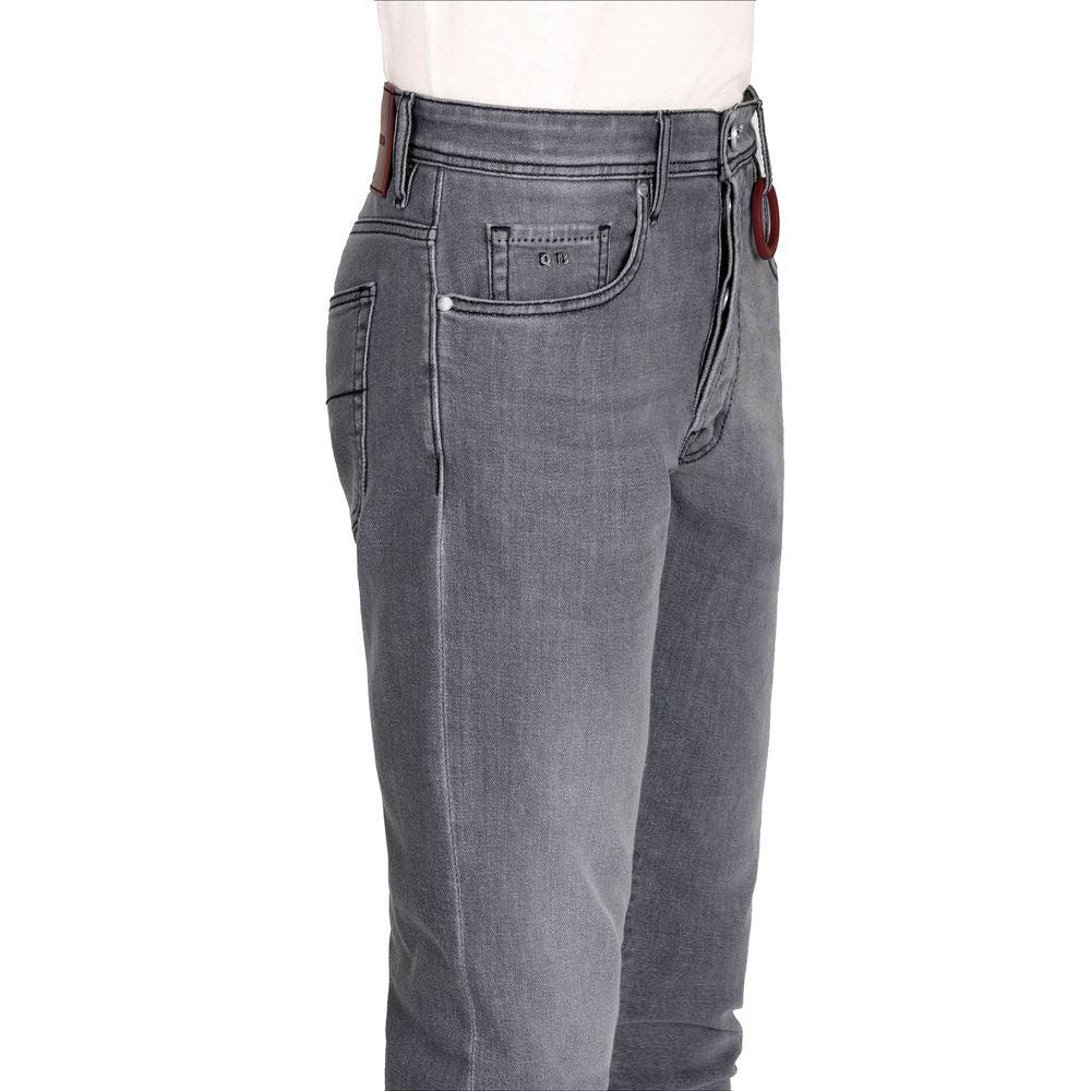 Tramarossa Blue Cotton Jeans & Pant