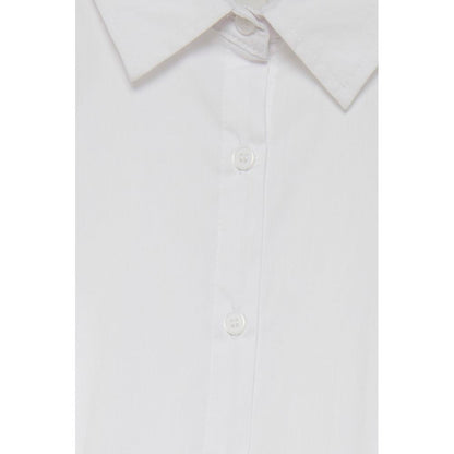ICHI White Cotton Shirt