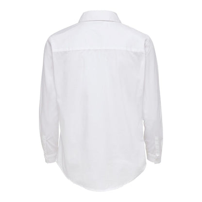 Jacqueline De Yong White Cotton Shirt