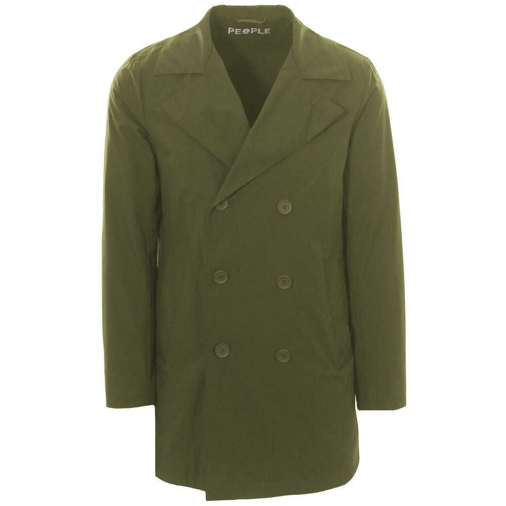 People Of Shibuya Green Recycled Polyester Men Jacket