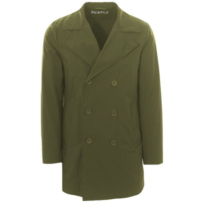 People Of Shibuya Green Recycled Polyester Men Jacket