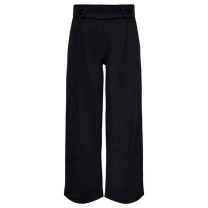 Jacqueline De Yong Black Polyester Jeans & Pant