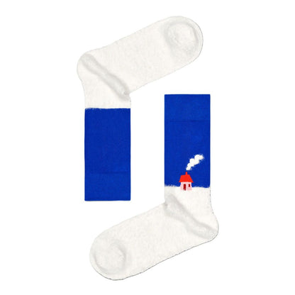 Happy Socks Red Cotton Tights & Sock