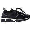 Dolce & Gabbana Black White Logo Sorrento Mens Sneakers Shoes