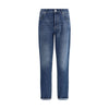 Brunello Cucinelli Blue Cotton Straight-Leg Jeans