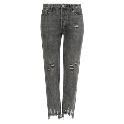 One Teaspoon Dark Gray Cotton Women's Jean