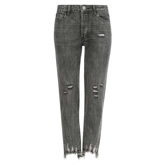 One Teaspoon Dark Gray Cotton Women's Jean