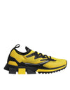 Dolce & Gabbana Yellow SORRENTO Sport Stretch Sneakers Shoes