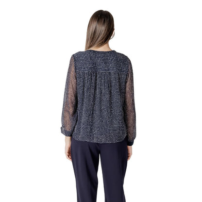 Street One Blue Polyester Shirt