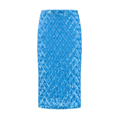 P.A.R.O.S.H. Sequined midi Skirt
