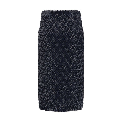 P.A.R.O.S.H. Sequined midi Skirt