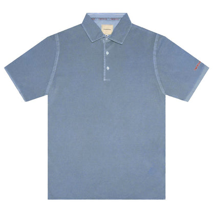 Tramarossa Light Blue Cotton Polo Shirt