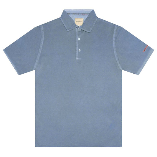 Tramarossa Light Blue Cotton Polo Shirt