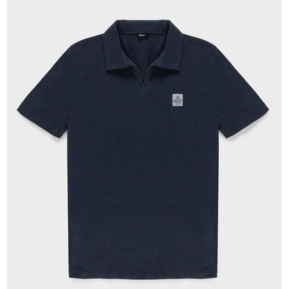 Refrigiwear Blue Cotton Polo Shirt