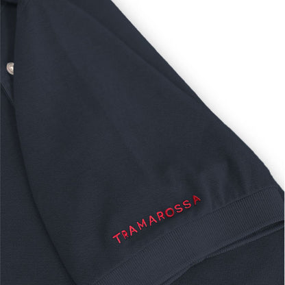 Tramarossa Blue Cotton Polo Shirt