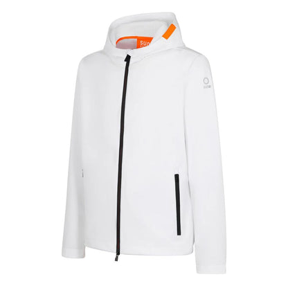 Suns White Polyester Jacket