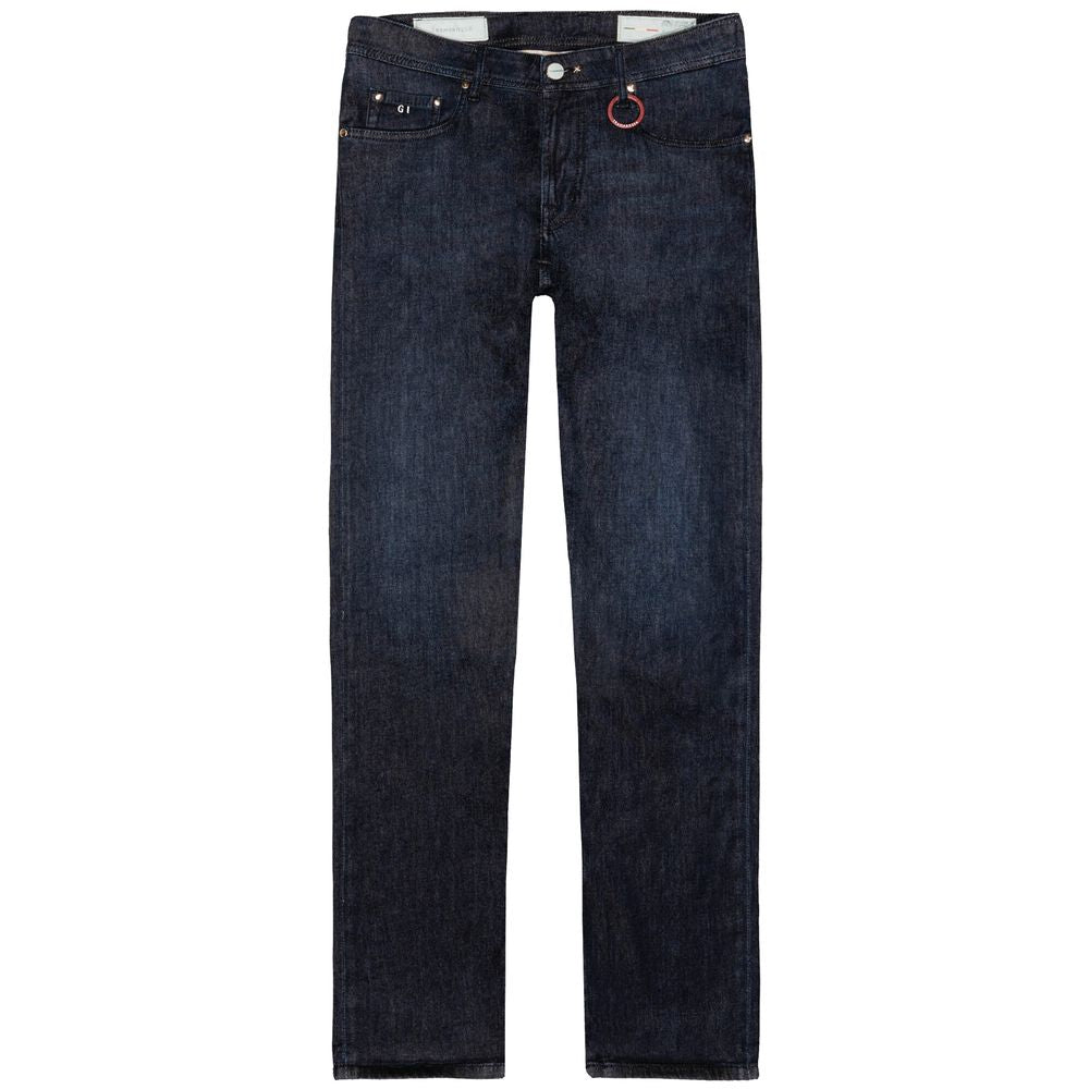 Tramarossa Blue Cotton Jeans & Pant