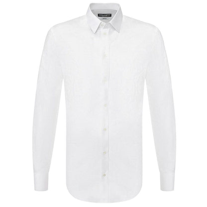 Dolce & Gabbana White Cotton Shirt