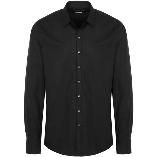 Dolce & Gabbana Black Cotton Shirt