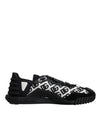 Dolce & Gabbana Black Logo Lace Up Low Top NS1 Sneakers Shoes
