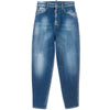 Dsquared² Blue Cotton High-Waisted Jean