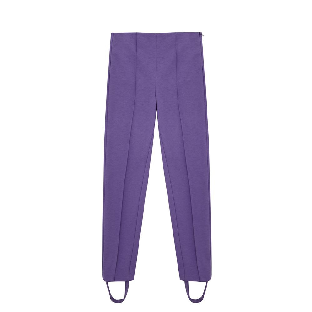 Lardini Purple Viscose Athletic Pants