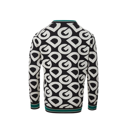 Dolce & Gabbana Black Cotton Sweatshirt
