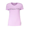 Patrizia Pepe Purple Organic Cotton Women T-Shirt