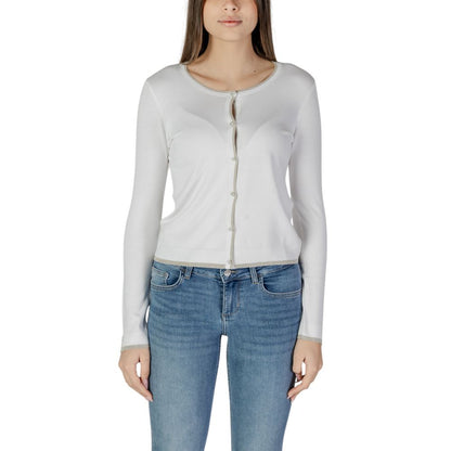 Liu Jo White Viscose Cardigan